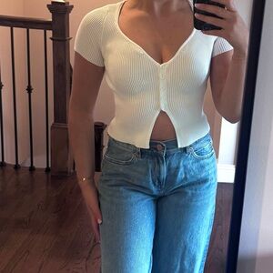 Princess Polly Zeren Top White